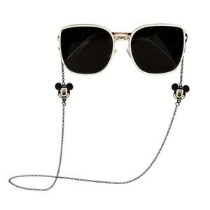 Mickey Mouse Black Sunglasses Chain - NEW